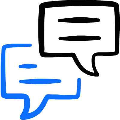 Conversation Chat Text Icon from Freehand Duotone Set