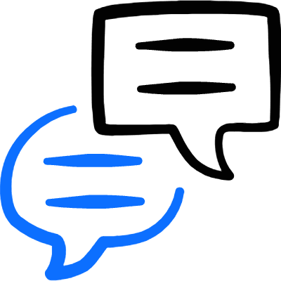 Conversation Text 3 Icon from Freehand Duotone Set