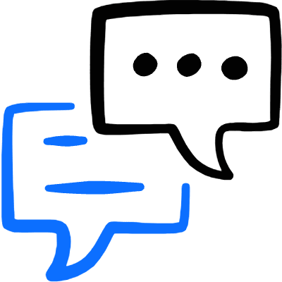 Conversation Type Text 1 Icon from Freehand Duotone Set