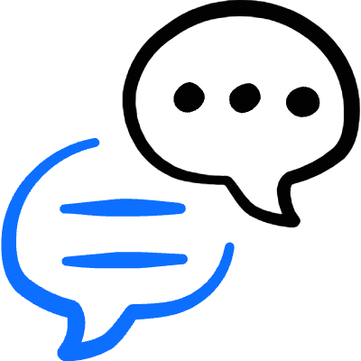 Conversation Type Text 2 Icon from Freehand Duotone Set