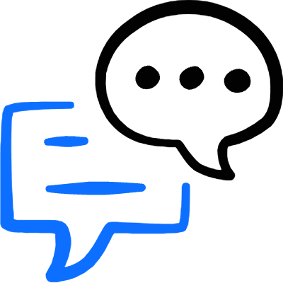 Conversation Type Text 3 Icon from Freehand Duotone Set