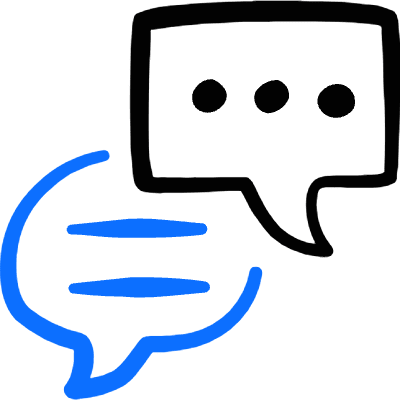 Conversation Type Text 4 Icon from Freehand Duotone Set