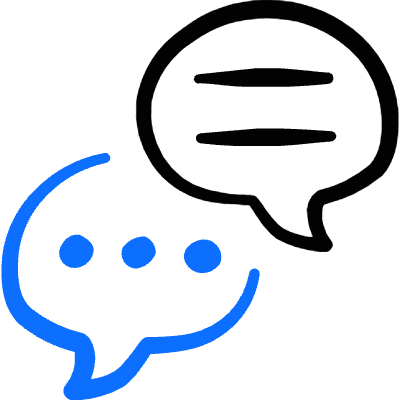 Conversation Type Text 6 Icon from Freehand Duotone Set
