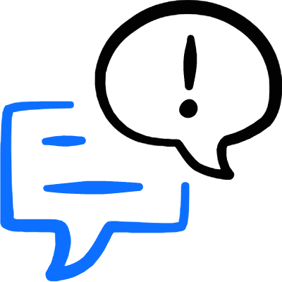 Conversation Warning Text 3 Icon from Freehand Duotone Set