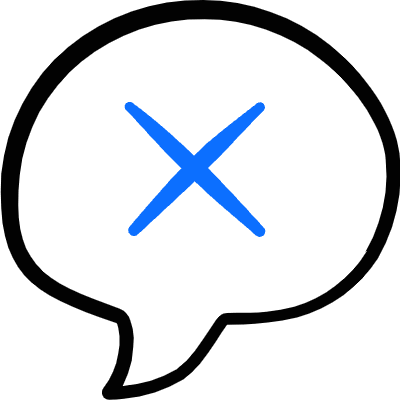 Messages Bubble Remove Icon from Freehand Duotone Set