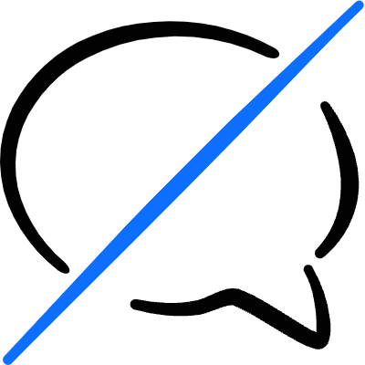 Messages Bubble Sms Block 2 Icon from Freehand Duotone Set