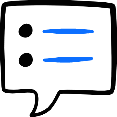 Messages Bubble Square Menu Icon from Freehand Duotone Set