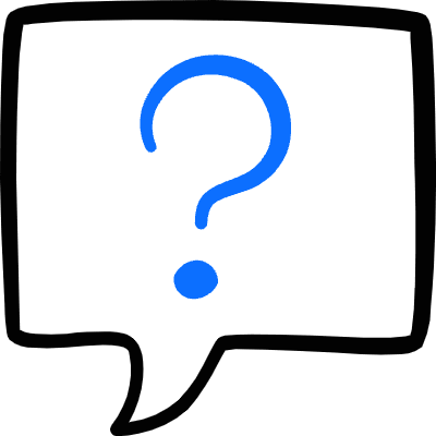 Messages Bubble Square Question Icon from Freehand Duotone Set