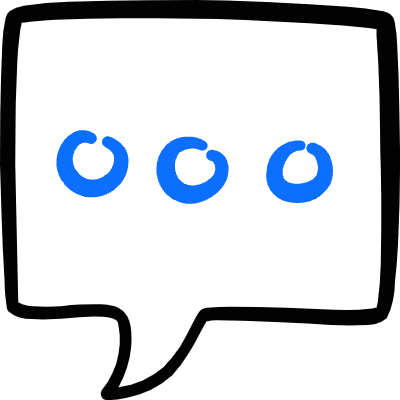 Messages Bubble Square Typing 1 Icon from Freehand Duotone Set