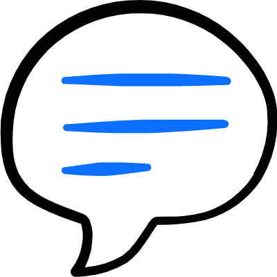 Messages Bubble Text 1 Icon from Freehand Duotone Set