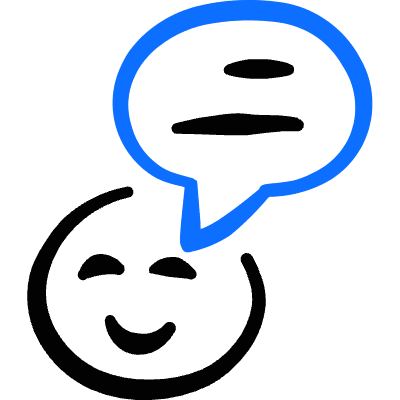 Messages People Man Bubble Circle Icon from Freehand Duotone Set