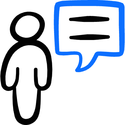 Messages People User Bubble Square Icon from Freehand Duotone Set