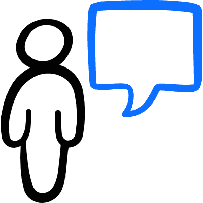 Messages People User Bubble Square Empty Icon from Freehand Duotone Set