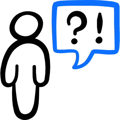 Messages People User Question Exclamation Icon from Freehand Duotone Set