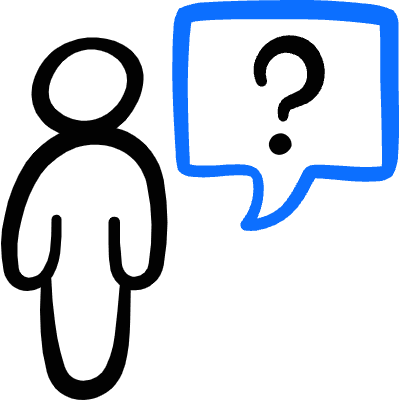 Messages People User Question Icon from Freehand Duotone Set