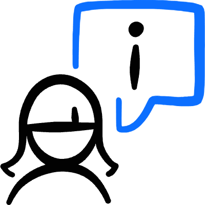 Messages People Woman Information Icon from Freehand Duotone Set