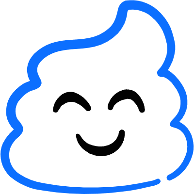 Emoji Poop Icon from Freehand Duotone Set