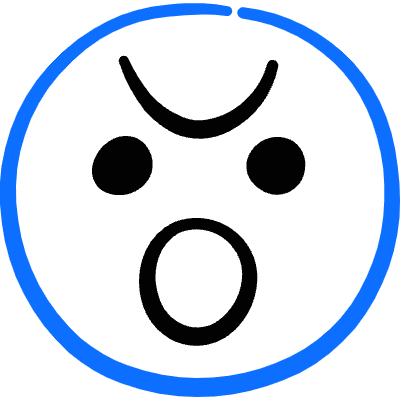 Smiley Angry Icon from Freehand Duotone Set