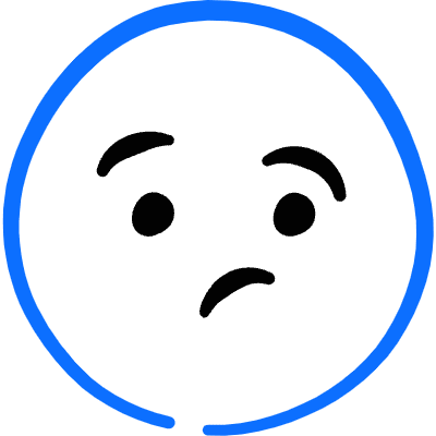 Smiley Confused Icon from Freehand Duotone Set