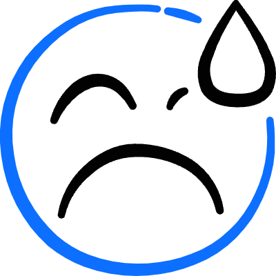 Smiley Crying Icon from Freehand Duotone Set