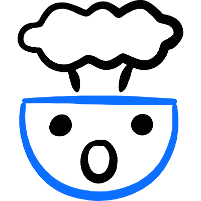 Smiley Explosion Icon from Freehand Duotone Set