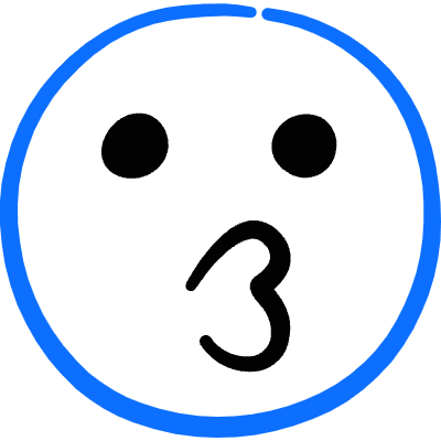 Smiley Kiss 1 Icon from Freehand Duotone Set