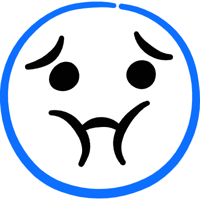 Smiley Nauseous 1 Icon from Freehand Duotone Set