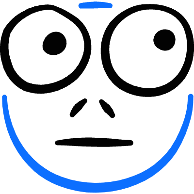 Smiley Oops Icon from Freehand Duotone Set