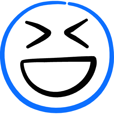 Smiley Prank Icon from Freehand Duotone Set