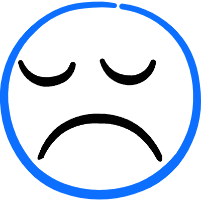 Smiley Sad Icon from Freehand Duotone Set