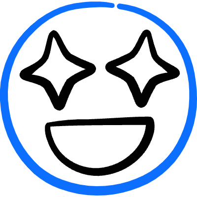 Smiley Shine Icon from Freehand Duotone Set