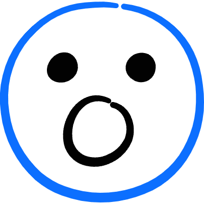 Smiley Shock Icon from Freehand Duotone Set