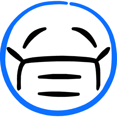 Smiley Sick Contageous Icon from Freehand Duotone Set