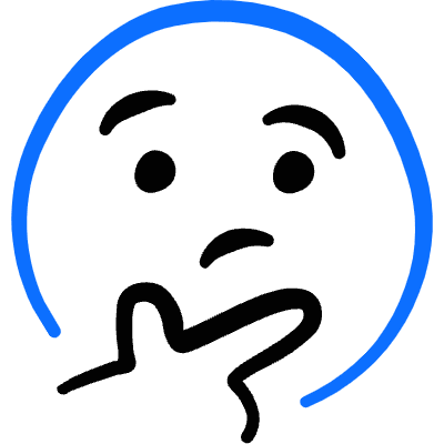 Smiley Thinking Icon from Freehand Duotone Set