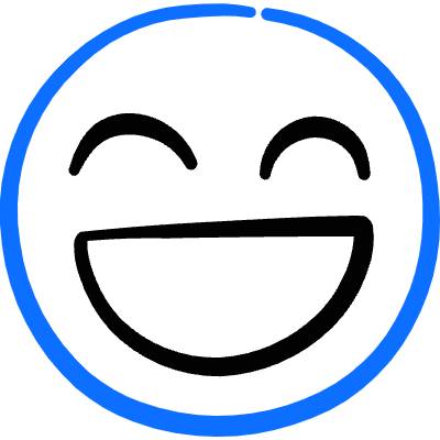 Smiley Thrilled Icon from Freehand Duotone Set