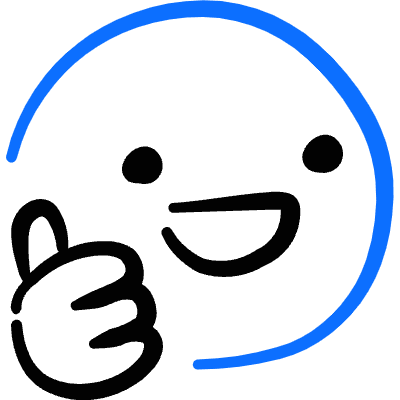 Smiley Thumbs Up Icon from Freehand Duotone Set