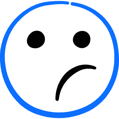 Smiley Unhappy 1 Icon from Freehand Duotone Set