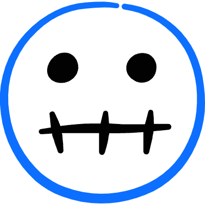 Smiley Zipped Icon from Freehand Duotone Set