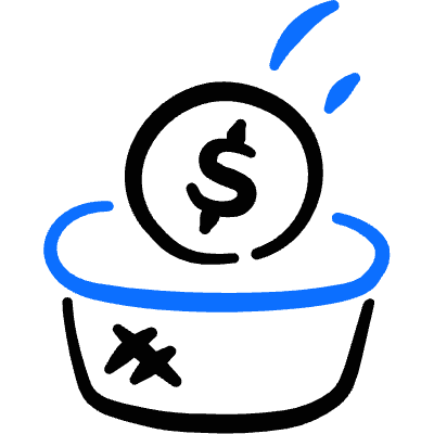 Begging Bowl Icon from Freehand Duotone Set