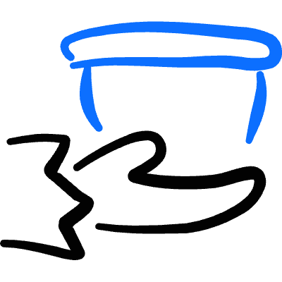 Begging Box Icon from Freehand Duotone Set