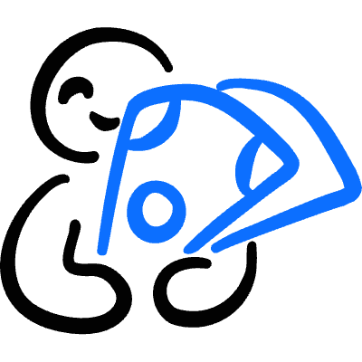 Cash Payment Person Icon from Freehand Duotone Set