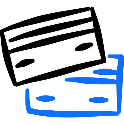 Credit Card Icon from Freehand Duotone Set