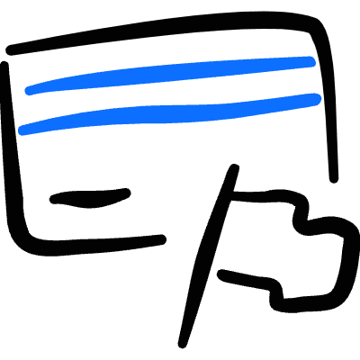 Credit Card Flag Icon from Freehand Duotone Set