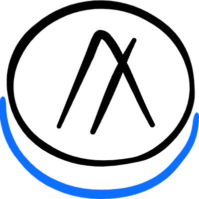 Crypto Currency Algorand Icon from Freehand Duotone Set