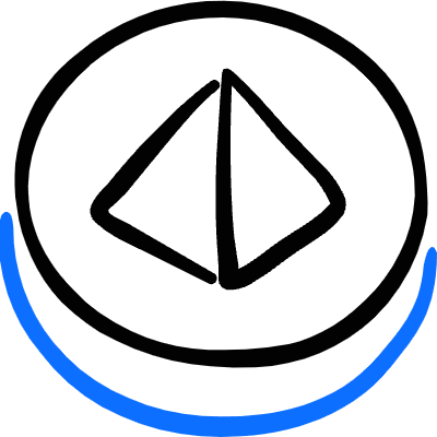 Crypto Currency Aurora Icon from Freehand Duotone Set