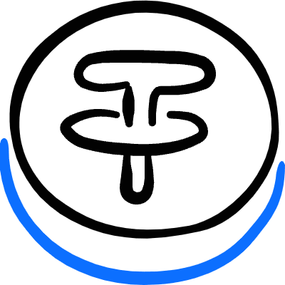 Crypto Currency Tether Icon from Freehand Duotone Set