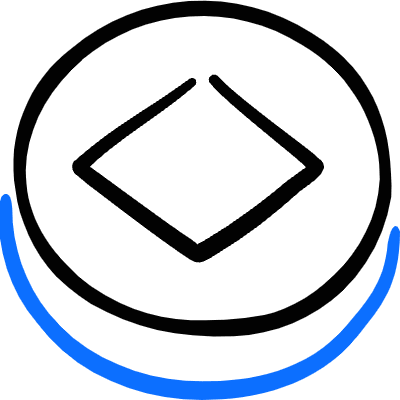 Crypto Currency Waves Icon from Freehand Duotone Set