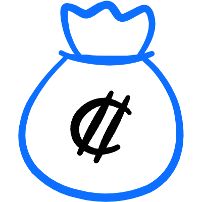 Currency Bag Colon Icon from Freehand Duotone Set