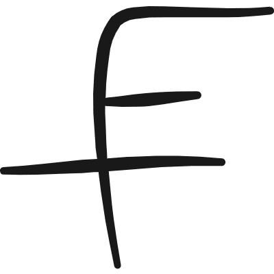 Currency Franc Symbol Icon from Freehand Duotone Set