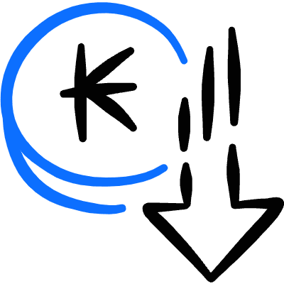 Currency Kips Decrease Icon from Freehand Duotone Set